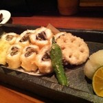 京橋 二刀流 - 穴子天ぷら