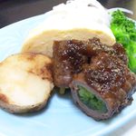 どんまい - 2013.1. \2,000コースの牛肉八幡巻き