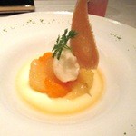 SINC BISTRO - ライチのソルベと泡のヨーグルトムース