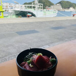 市場ごはん しげ - 鮪問屋のまかない丼＋マグロ大盛り