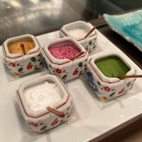 日本料理 「源氏」 ヒルトン名古屋 - 5種類の塩