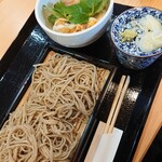 乙蕎麦 - ミニ丼セット 粗挽きせいろ1.000-