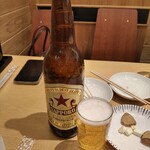 170735067 - お酒の種類も豊富でとにかく安い！ビール、日本酒、チューハイ、ハイボールと色々ちゃんぽんしちゃいました。
                                  サッポロ赤星の大瓶があるのも素敵です。