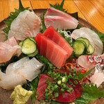 酒肴タロウ - お刺身盛り合わせ②人前