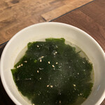 焼肉 MIYAKOYA - ワカメスープ
