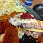 かつ一 - 一切れリフト チーズとろーり♪