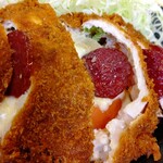 かつ一 - ピザかつ 極アップ♪