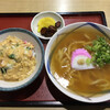 ふじや - あんかけうどん＆ミニ玉丼