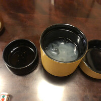 ざくろ 銀座店 - デザートのくず切り。 ざくろ 銀座店 - デザートのくず切り。