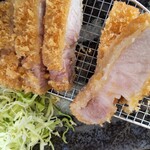 ダイニング キッチン どん - ロースカツ断面