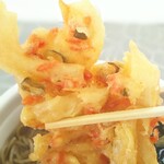 三峰そば - かき揚げ