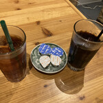HAMBURG & STEAK WORKS AWAJISHIMA - アイスティ＆アイスコーヒー