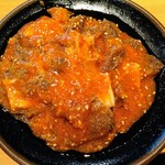 焼肉元山 - 2022/3月。センマイ焼き(味噌)。