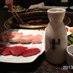 町屋やきにく密陽家 - 岡山の酒 喜平 2013.1.30(水)20時から五名予約 3500円コース*\(^o^)/* プラス1500円の90分飲み放題