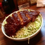 キッチンフライパン - チキンソースカツ丼