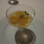レストラン プランデルブ北鎌倉 - デザート１：金柑のジュレ