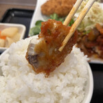 わ楽 - メカジキ　オンザライス  