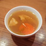 サエキ飯店 - ◆乾燥ドラゴンフルーツ、豚人参スープ