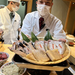 くろぎ - 焼き物はのどぐろか銀鱈の西京焼きから選びます。私はのどぐろで！