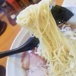 支那そば うみ - 麺は細麺