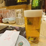 Oden Suzu - 食べログクーポン。サービスの生ビール