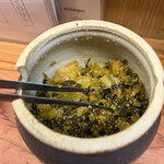 天ぷらすずき - 明太高菜