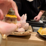 銀座 大石 - 完全にピントもってかれてますｗ