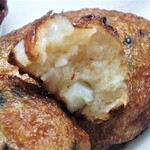 あおき家 - ナンコツ入りでピリ辛（食べかけ御免）