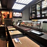 あおき家 - 店内カウンター
