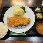 方丈 - ロースカツランチ定食　全景