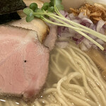 銀界拉麺 - 塩のラーメン　大盛　全部のせ