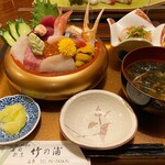 竹乃浦 飛翔閣 - 特選金華丼