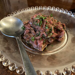 Nico Chelsea - 蝦夷鹿モモ肉のタルタル