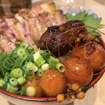 焼鳥 空 - コーチン炭火親子丼 1200円