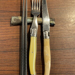 A e B - カウンター