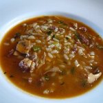 Restaurant Satoshi.F - きのことカモのリゾット？