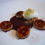 Restaurant Satoshi.F - 温めたバナナのデザート