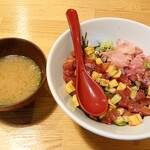 magurosemmontemmeguro - マグロ2色丼