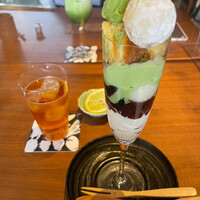 嵐山熊彦 たん熊北店 - 抹茶パフェ