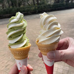 2号売店 おぐま - ソフトクリーム