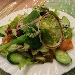 ピッコロヂヂ - ＜2013年1月＞ピッコロヂヂ風サラダ。野菜はいつもフレッシュです。