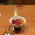 日本料理 たかむら - 梅酒のゼリー