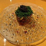 Spice&Dining KALA - 山形牛と日向夏のタルタルステーキ ベルーガ添え
