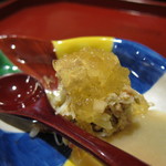 徳うち山 - 毛蟹の酢の物
      