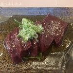 Yakiniku Tamaki - 新鮮炙り焼き厚切りレバー@1,100