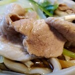 角萬 - 冷し肉南・太麺・大盛り（1000円）