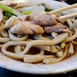 角萬 - 冷し肉南・太麺・大盛り（1000円）
