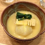 春草 - 13.1月　胡麻豆腐と蕪の白味噌仕立て