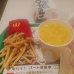 マクドナルド - チーズてりたまセット（マックフライポテトM、ミニッツメイドオレンジM）