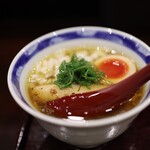 鳥田中 - 〆はあごだしラーメン。3.9以上の味
